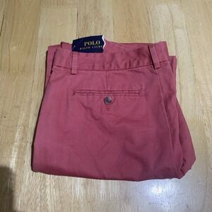 Polo Ralph‎ Lauren Women Cotton Skinny Chino Pants Adirondack Berry Sz 20 - NWT